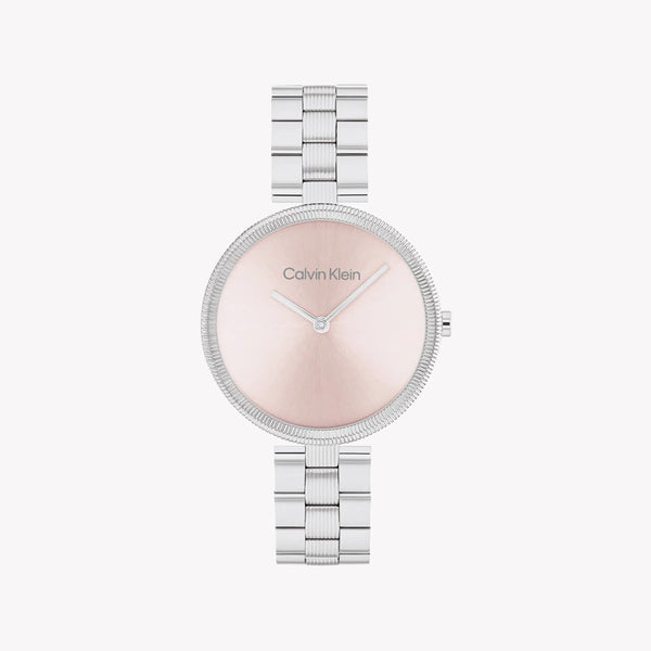 Ck Calvin Klein Women's Stainless Steel Watch, Pink Dial | K3m23121 by i-watch