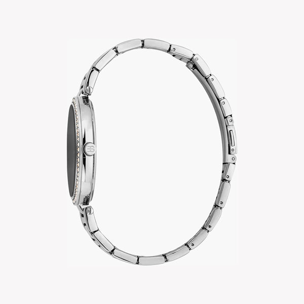 Esprit Women's Silver Stainless Steel Watch, Black Dial | Es1l100m0025 by i-watch