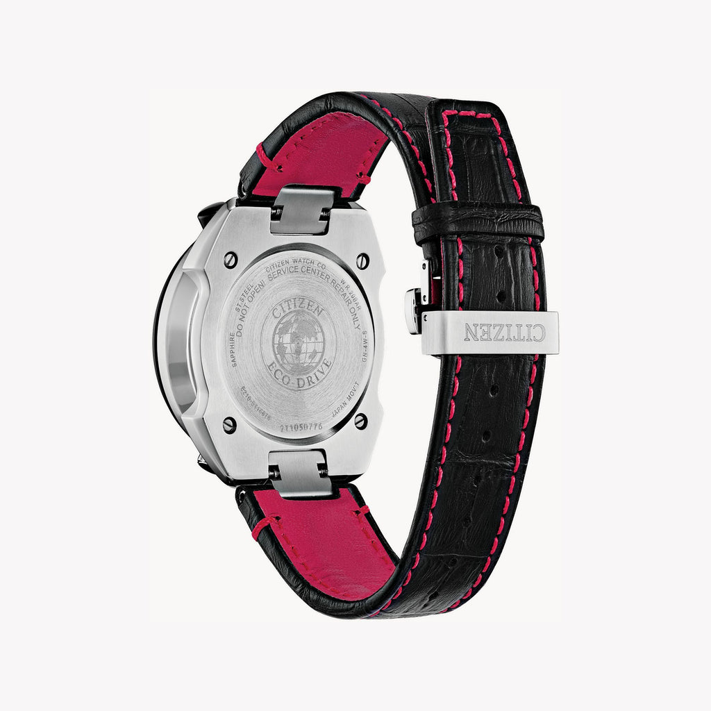 CITIZEN AV0071-03A BOLD PERFORMANCE - Men's Chronograph with Sleek White Dial & Leather Band-i-Watch-2