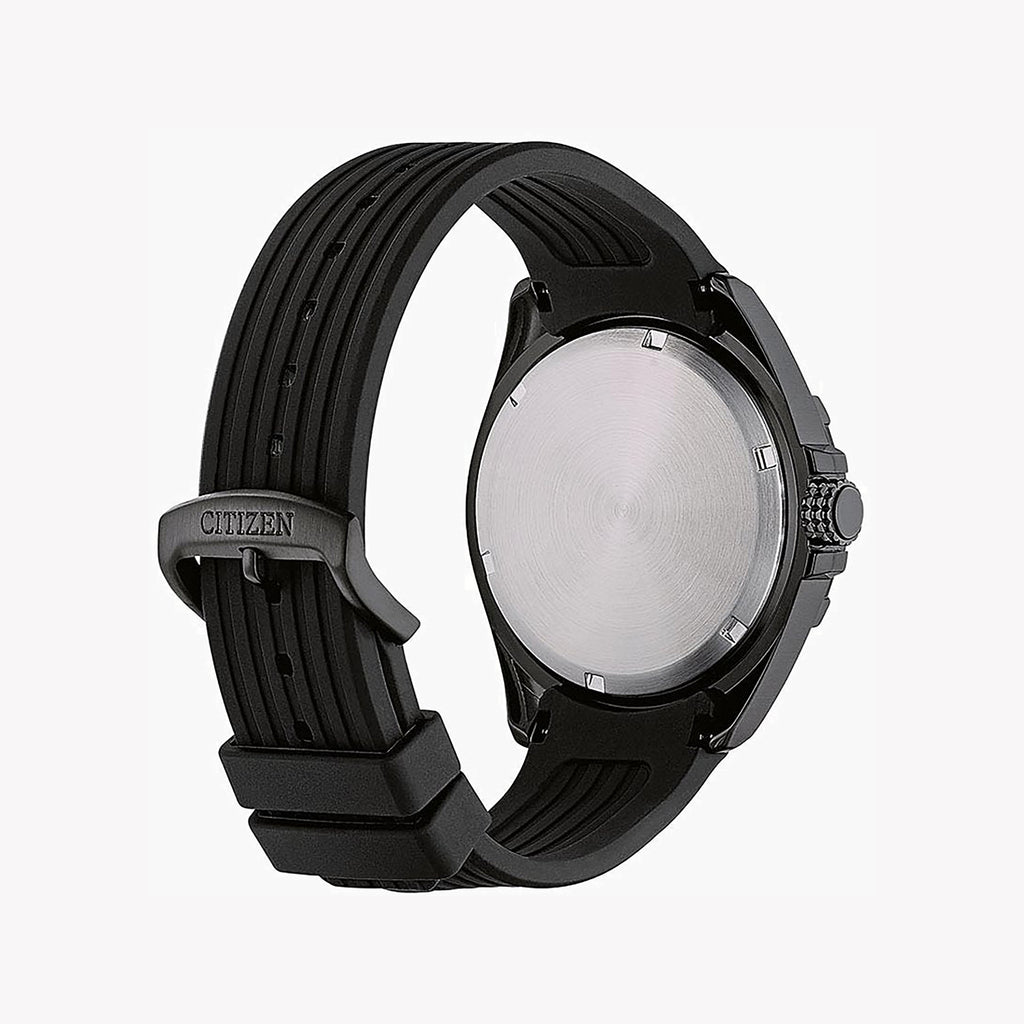 CITIZEN BM7455-11E DYNAMIC SOPHISTICATION - Men's Eco-Drive Watch with Stylish Silver Case and Sporty Black Band-i-Watch-3