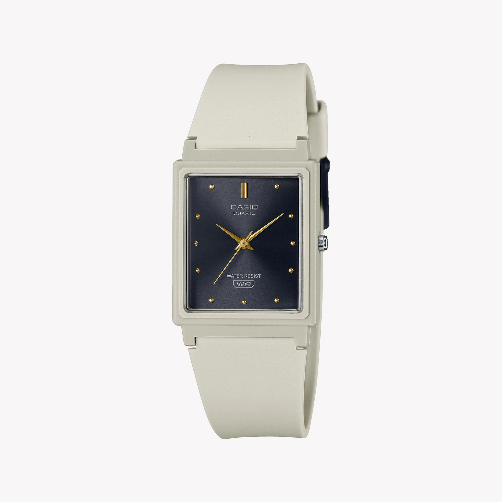 Casio Unisex White Resin Watch, Black Dial | Mq-38uc-8adf by i-watch