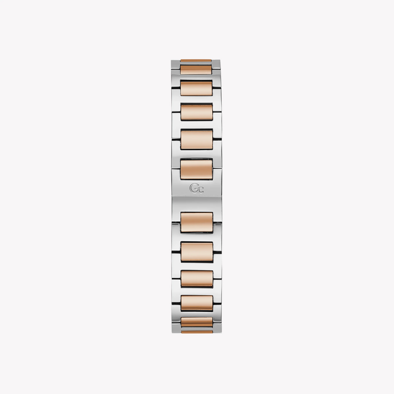 Guess Women's Rose Gold/Silver Watch, Grey Dial | Y98001l5mf by i-watch