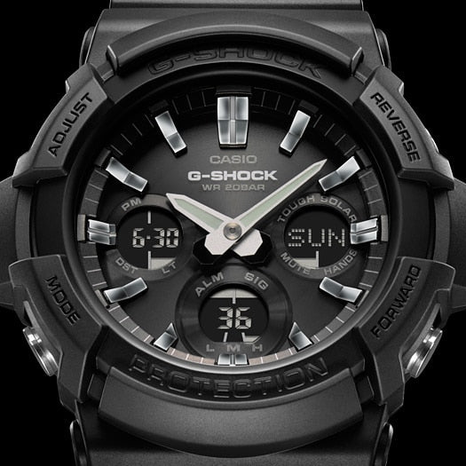 G-SHOCK GAS-100B-1ADR: MEN'S SPORTY ELEGANCE - BLACK RESIN TIMEPIECE FOR ADVENTURE & STYLE-i-Watch-5