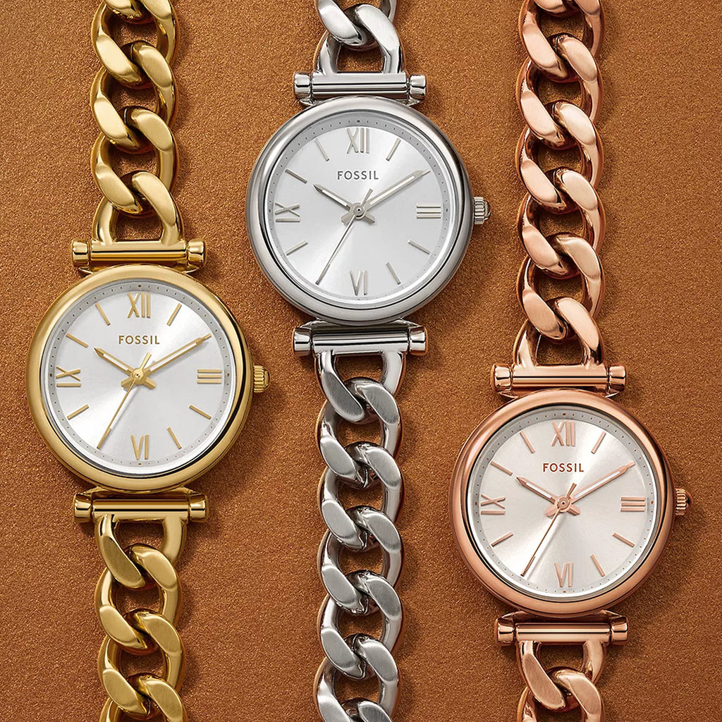 FOSSIL ES5331 ELEGANT TIMEPIECE - SILVER STAINLESS STEEL WOMEN'S WATCH-i-Watch-5