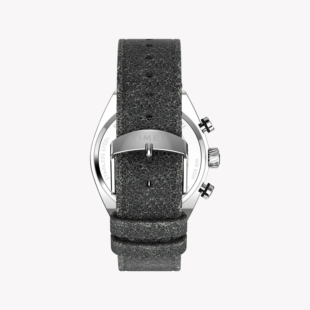 Timex Men's Legacy Tonneau, Black Dial/Black Leather | Tw2u14100zv by i-watch