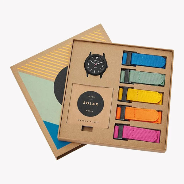 Fossil Men's Black & Blue Watch, Stainless Steel | Le1113 by i-watch