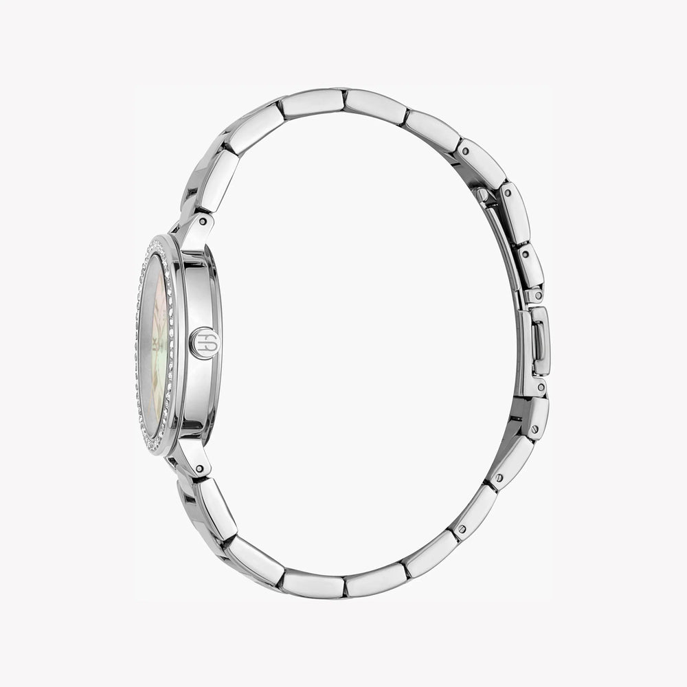 Esprit Women's Silver Stainless Steel Watch, White Dial | Es1l125m0035 by i-watch