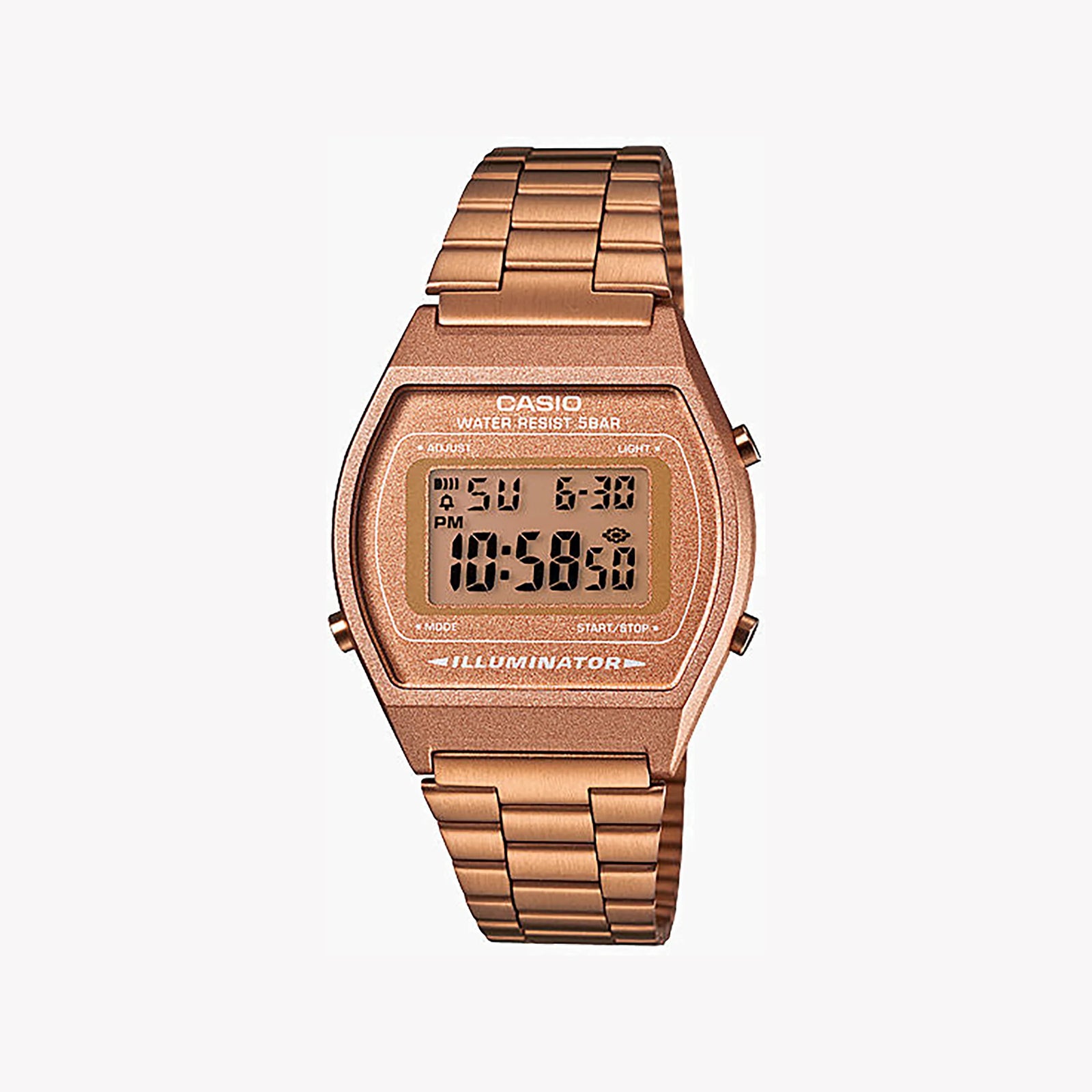 Casio Unisex Rose Gold Watch, Resin/Stainless Steel | B640wc-5adf by i-watch