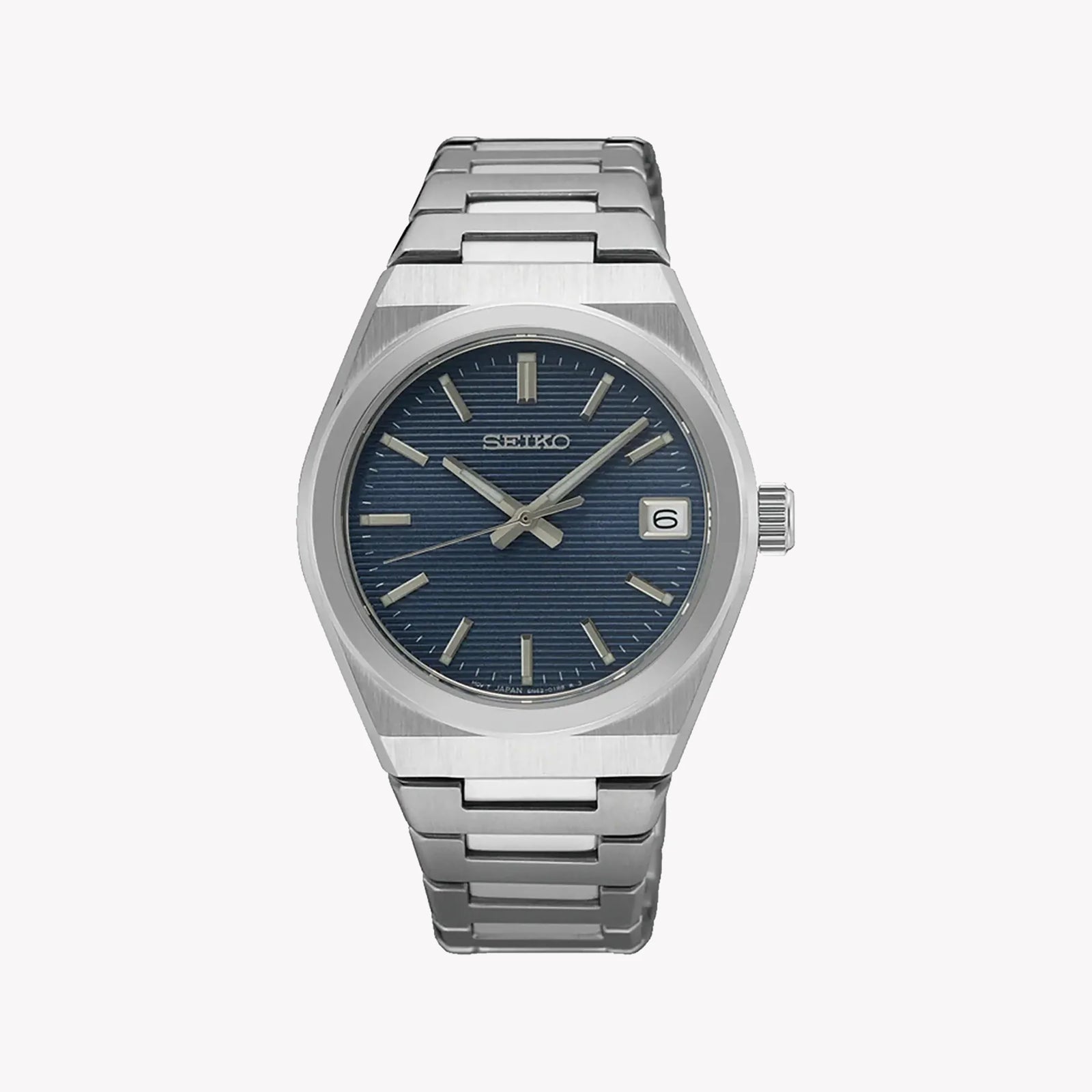 Seiko Women's Silver Watch, Dark Blue Dial | Sur575p1 by i-watch