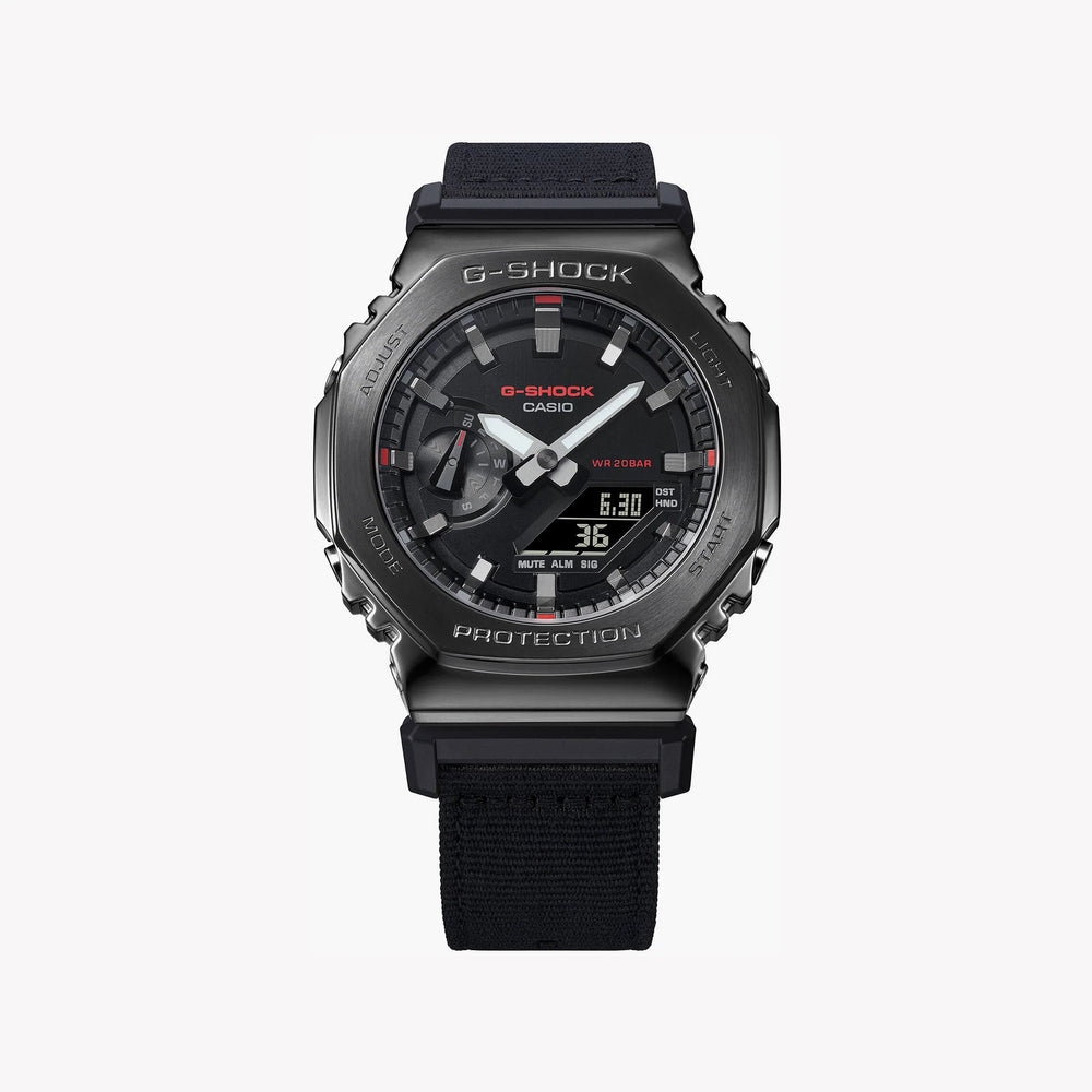 G-Shock Men's Black Stainless Steel, Black Resin | Gm-2100cb-1adr by i-watch