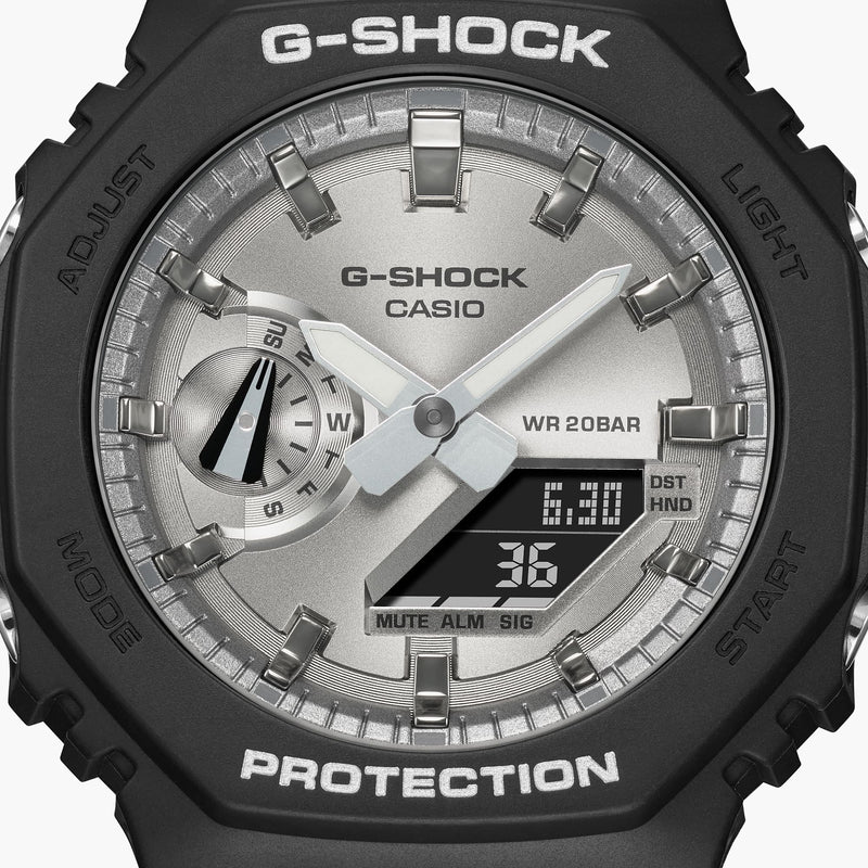 Casio G-Shock Ga-2100sb-1adr Oak - Durable Elegance Men's Watch In Black Resin by i-watch