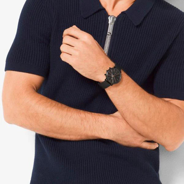 Michael Kors Men's Black Stainless Steel Watch, Black Dial | Mk8504 by i-watch