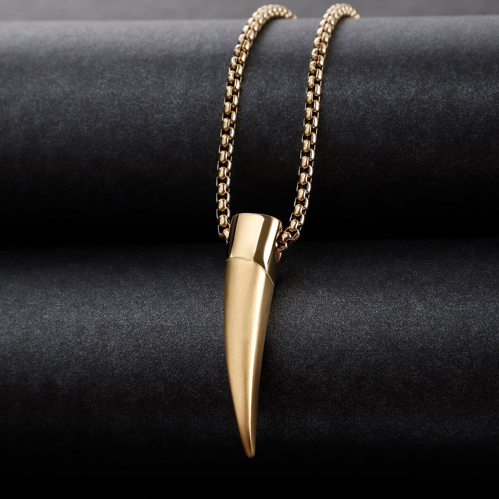 Zink Men's Gold Stainless Steel Necklace | Zjpd024-G by i-watch