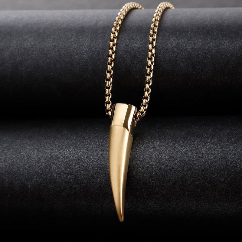 Zink Men's Gold Stainless Steel Necklace | Zjpd024-G by i-watch