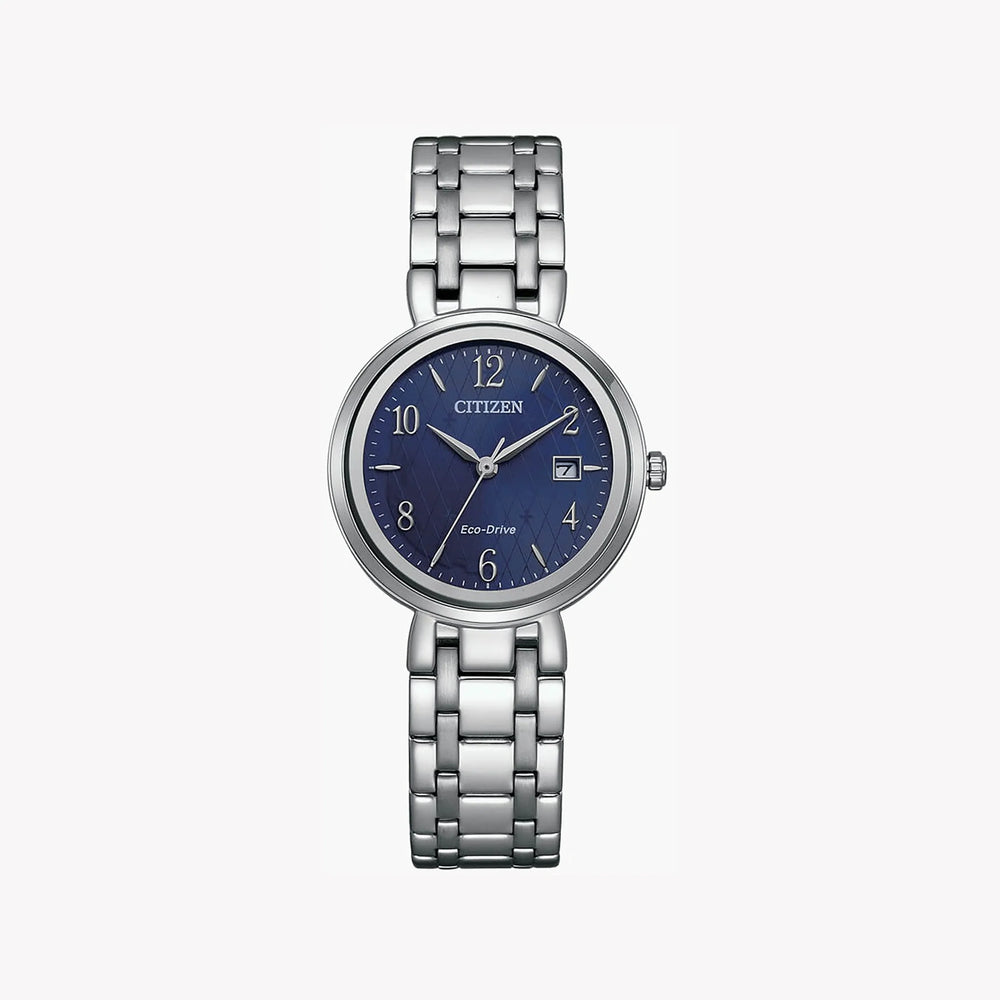 Citizen Women's Silver Watch, Blue Dial | Ew2690-81l by i-watch