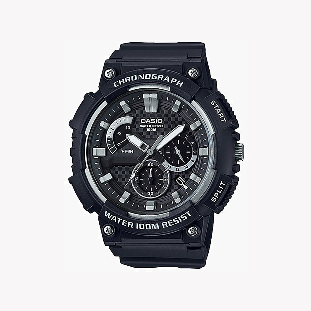 CASIO MCW-200H-1AVDF BOLD ADVENTURER - RUGGED ELEGANCE MEN'S WATCH with Black Resin Band and Sleek Dial