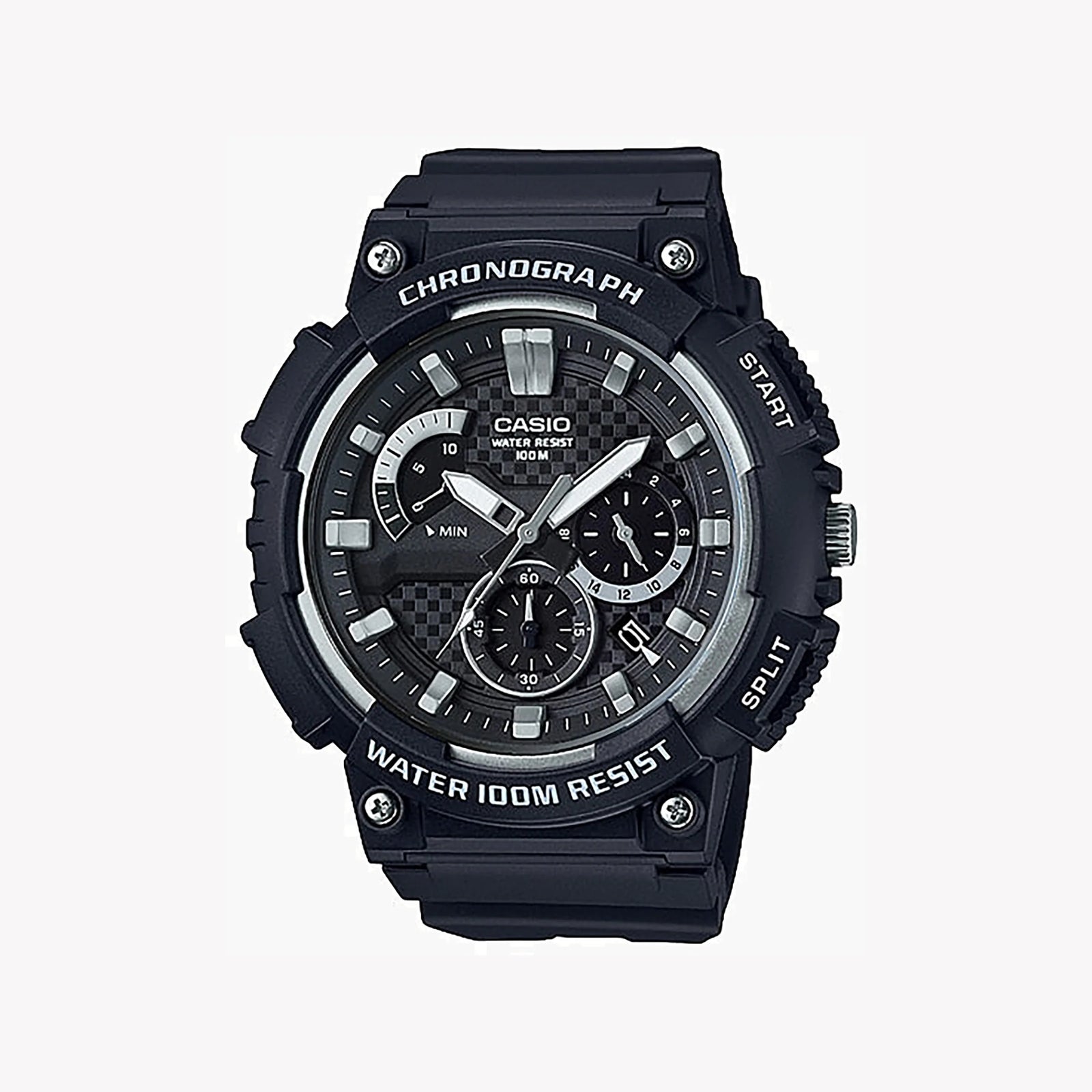 Casio Mcw-200h-1avdf Bold Adventurer - Rugged Elegance Men's Watch With Black Resin BAnd and Sleek Dial by i-watch