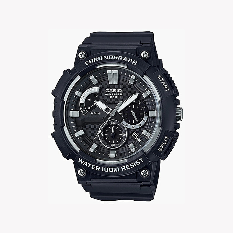 Casio Mcw-200h-1avdf Bold Adventurer - Rugged Elegance Men's Watch With Black Resin BAnd and Sleek Dial by i-watch