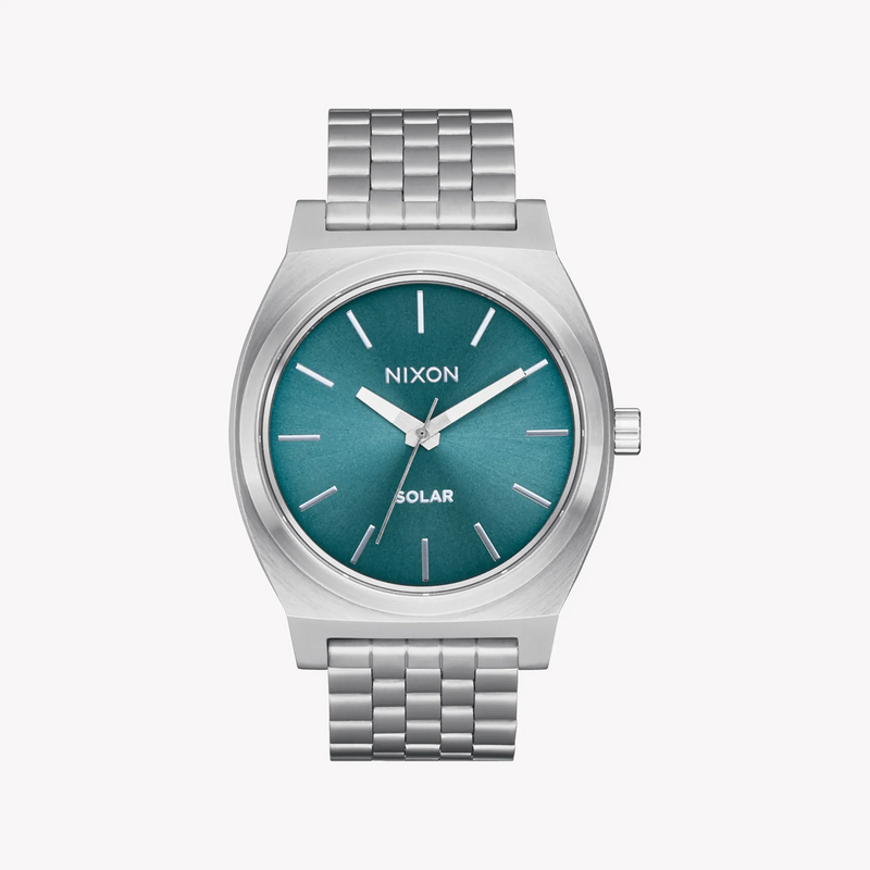 Nixon Men's Silver Stainless Steel Watch, Blue Dial | A1369-5161 by i-watch