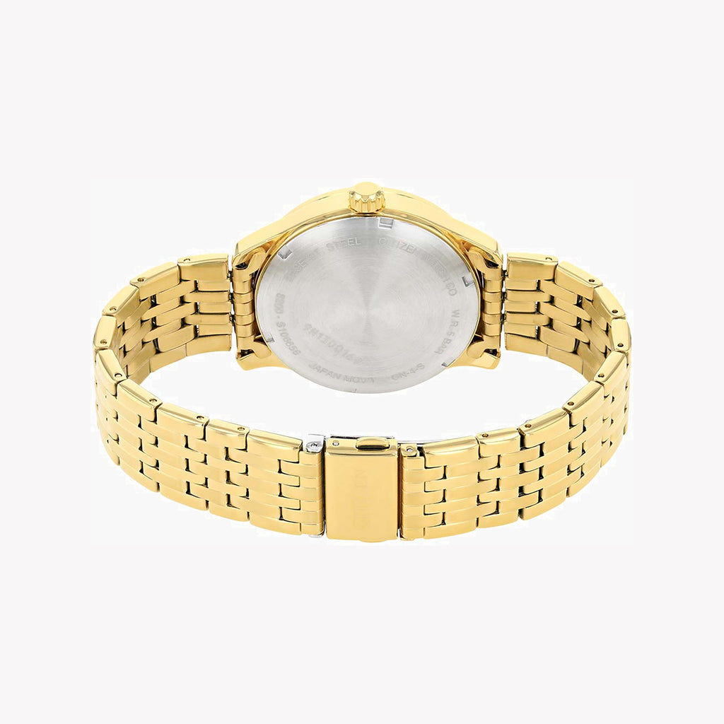 CITIZEN NH8352-53P - GOLDEN ELEGANCE AUTOMATIC MEN'S WATCH with Champagne Dial & Day-Date Function-i-Watch-3