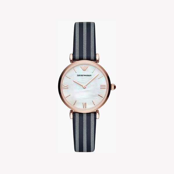Emporio Armani Women's Rose Gold Watch, Multicolor Leather | Ar11224 by i-watch