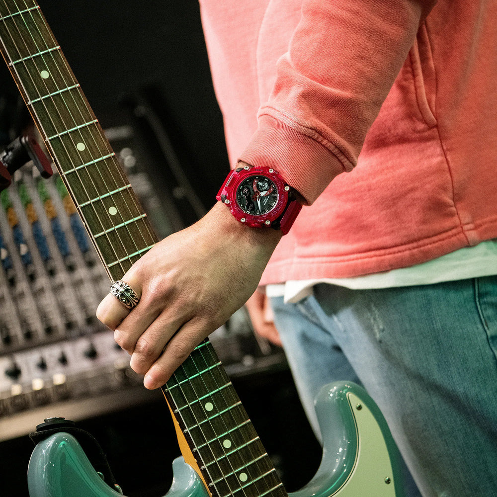 G-Shock Gas-100b-1adr: Men's Sporty Elegance - Black Resin Timepiece For Adventure & Style by i-watch