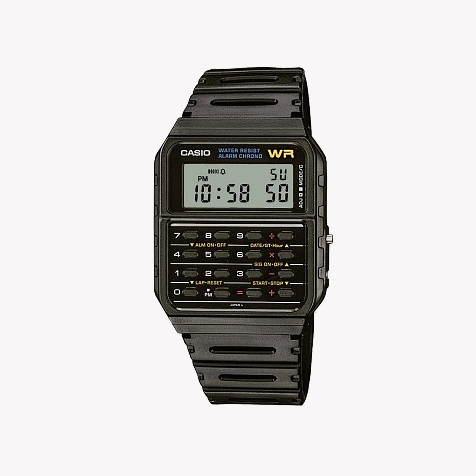 Casio Unisex Resin Watch, Black/White | Ca-53w-1z by i-watch