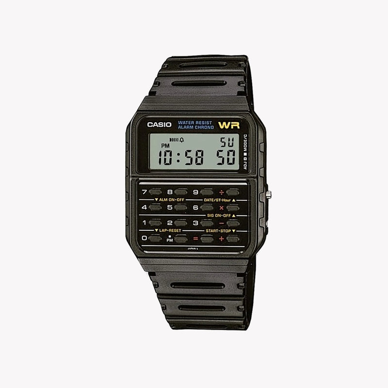 Casio Unisex Resin Watch, Black/White | Ca-53w-1z by i-watch