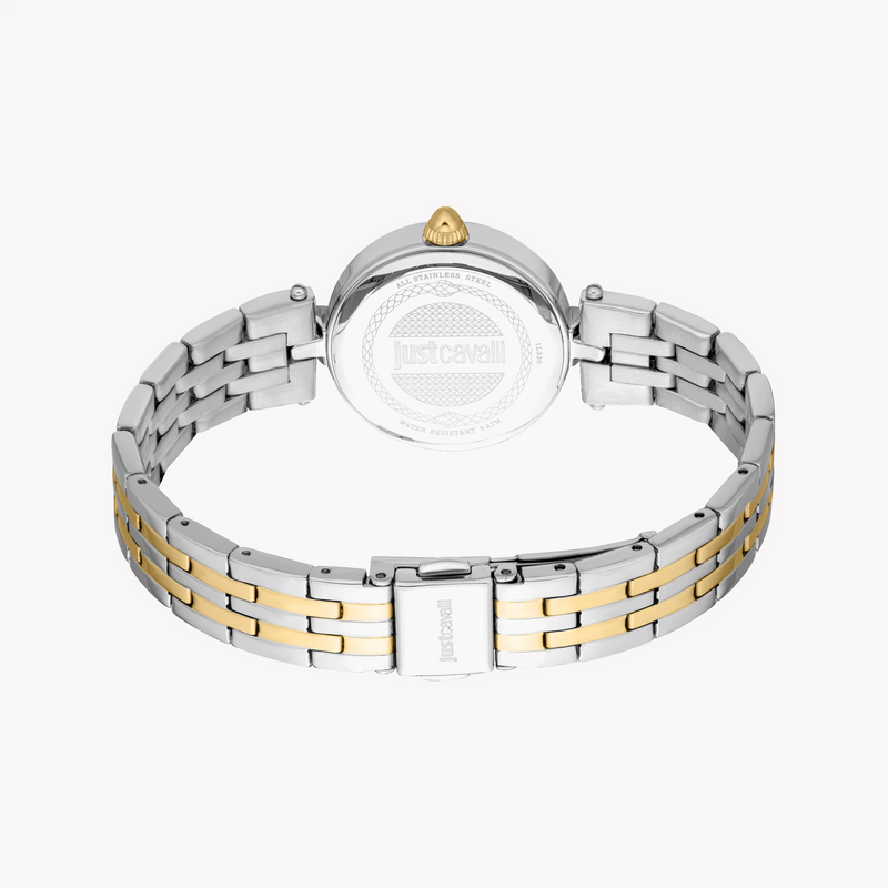 Just Cavalli Women's Two-Tone Watch, Silver Dial | Jc1l330m0075 by i-watch