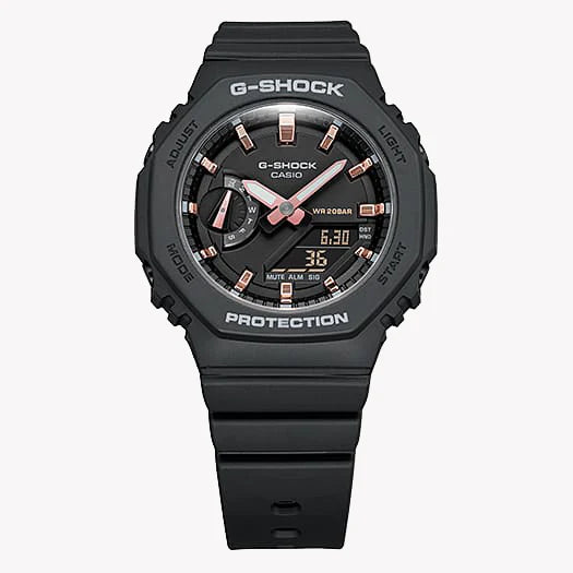G-Shock Gma-S2100-1aer Men's Black Watch, Carbon & Resin | Gma-S2100-1aer