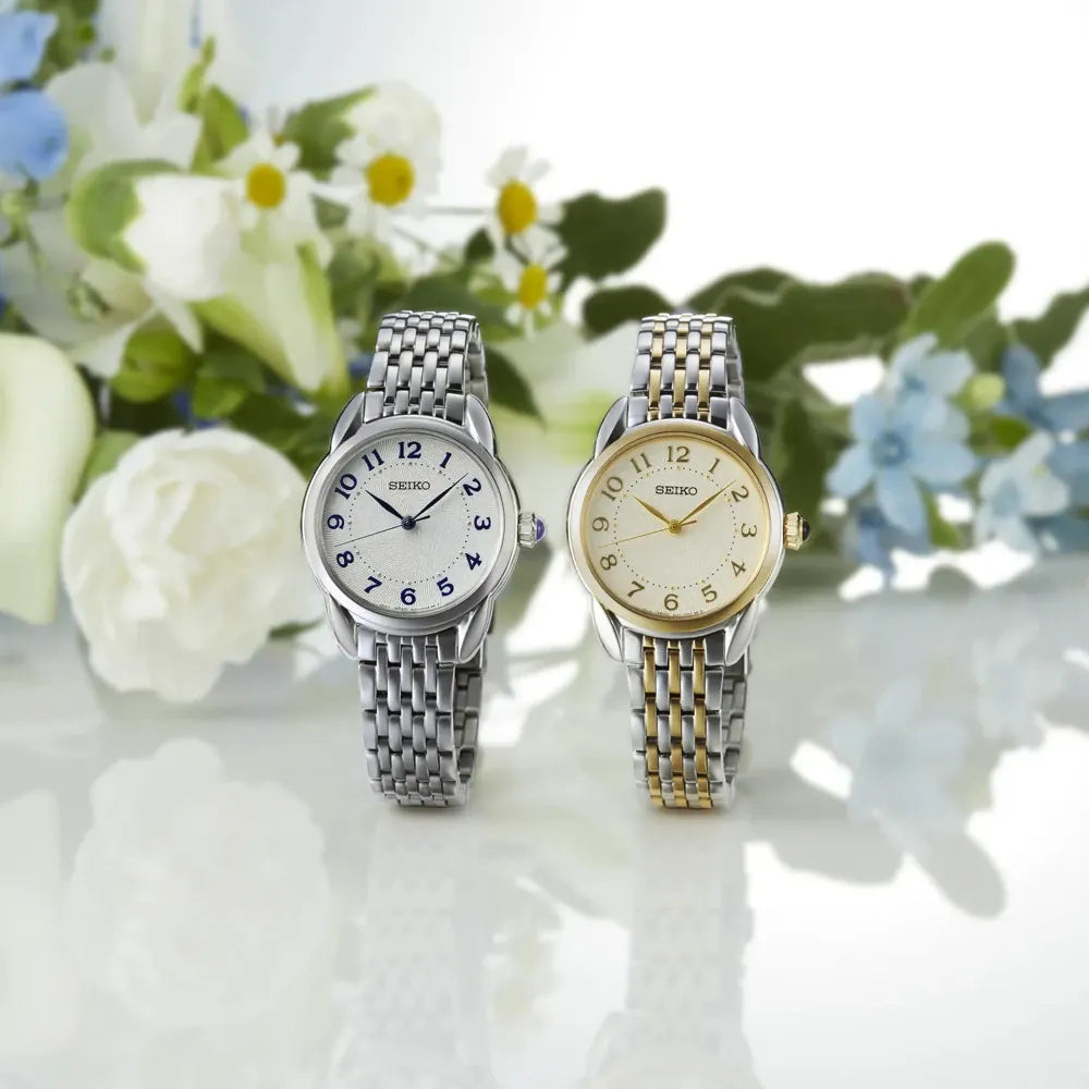 SEIKO SUR562P1 Women's Silver & Gold Watch, 5 ATM Water Resistant-i-Watch-4