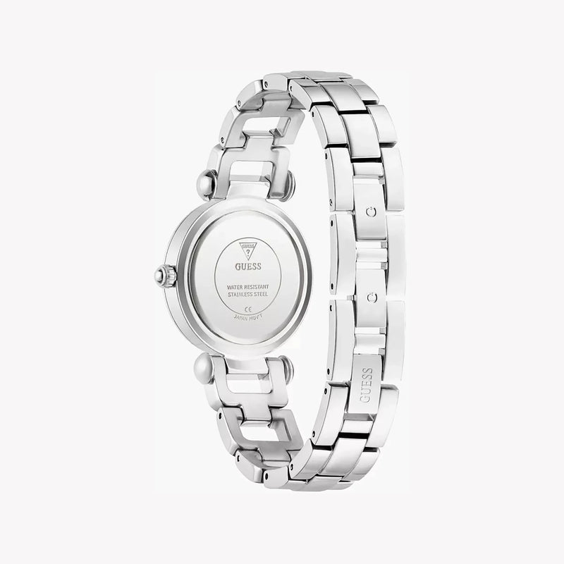 Guess Women's Silver Stainless Steel Watch, Silver Dial | Gw0869l3 by i-watch