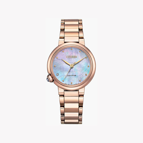 Citizen Women's Gold Stainless Steel, Multi-Coloured Dial | Em0917-81y by i-watch
