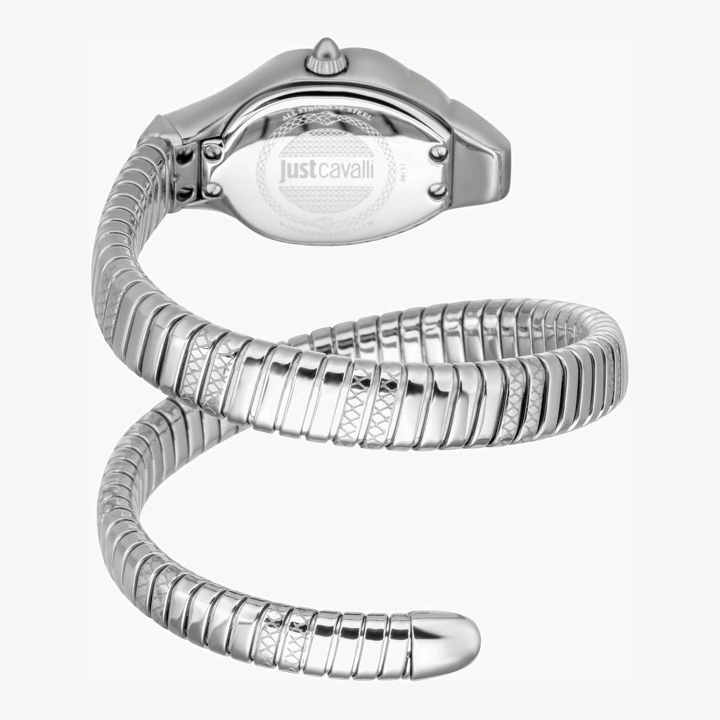 JUST CAVALLI Women's Watch with Silver Stainless Steel Case and Silver Stainless Steel Band-i-Watch-3
