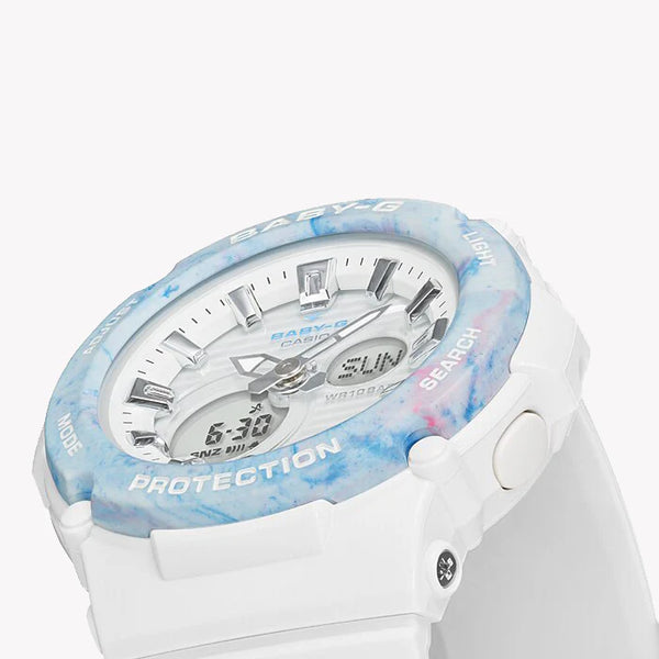 Bga-270m-7adr Baby-G Adventure Timepiece - Vibrant White Resin For Active Women by i-watch