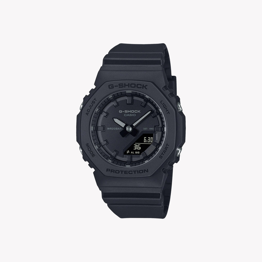 Casio Women's Black Stainless Steel Watch, Black Dial | Gma-P2100bb-1aer by i-watch