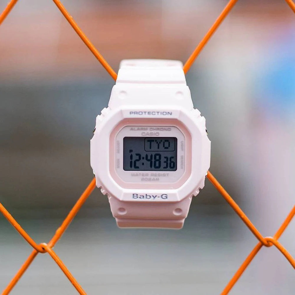 Baby-G Women's Pink Resin Watch, Lightweight & Stylish | Bgd-560-4dr by i-watch
