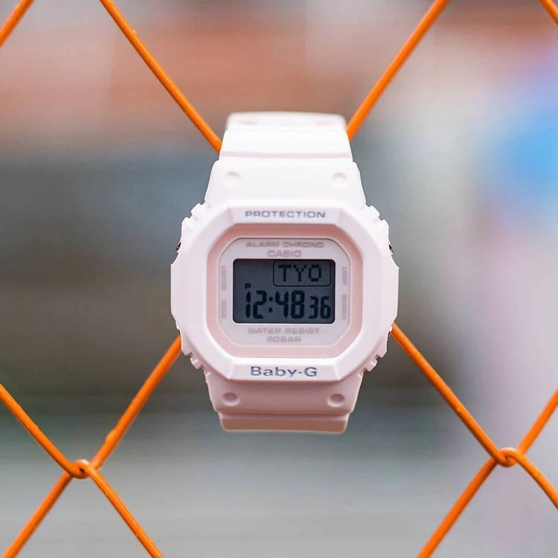 Baby-G Women's Pink Resin Watch, Lightweight & Stylish | Bgd-560-4dr by i-watch