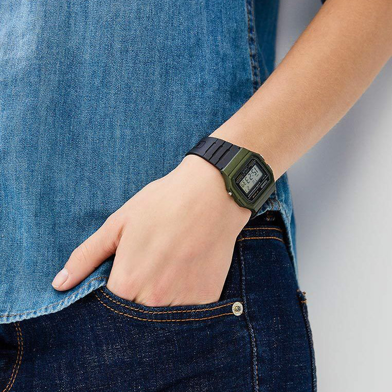 CASIO F-91WM-3A SPORTY VERSATILITY - DYNAMIC GREEN TIMEKEEPER FOR EVERYDAY ADVENTURES-i-Watch-4