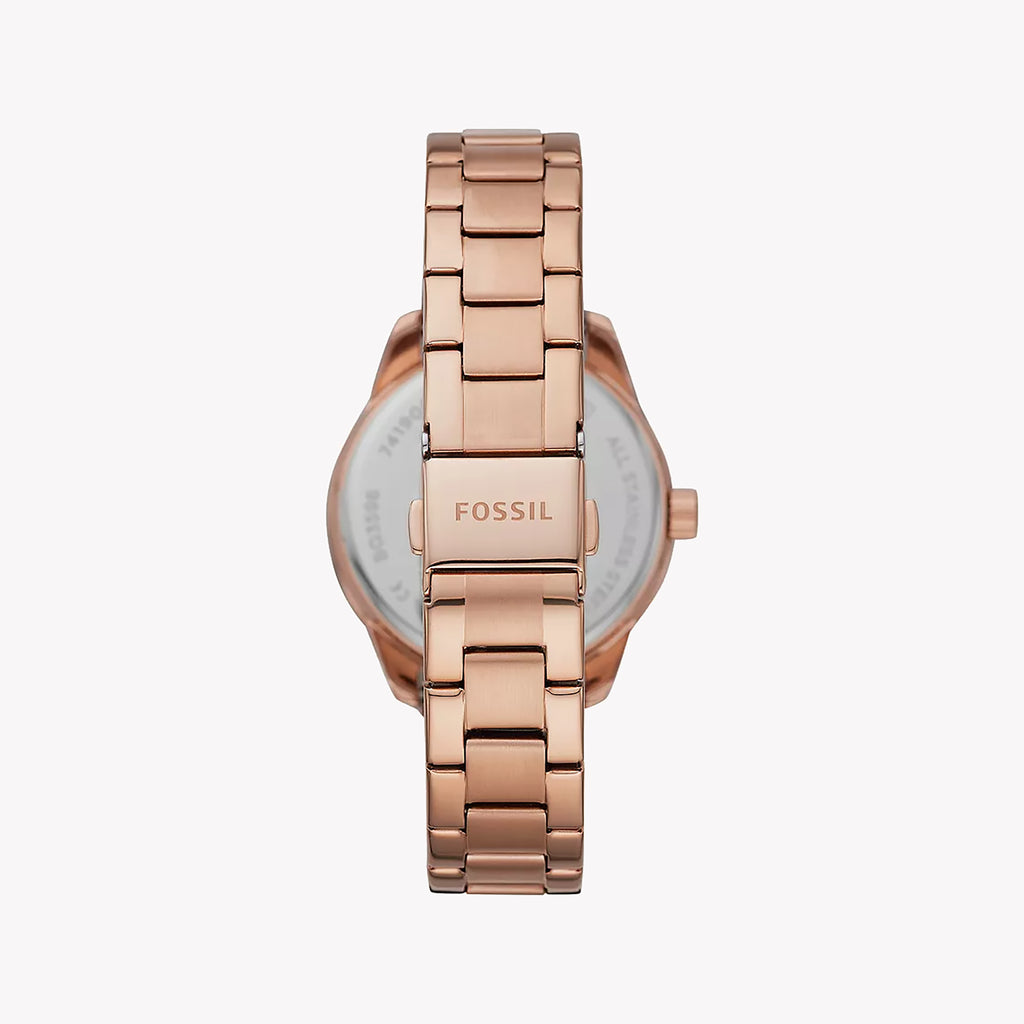 FOSSIL WOMEN'S ROSE GOLD BQ3596 - ELEGANT TIMEPIECE FOR MODERN SOPHISTICATION-i-Watch-3