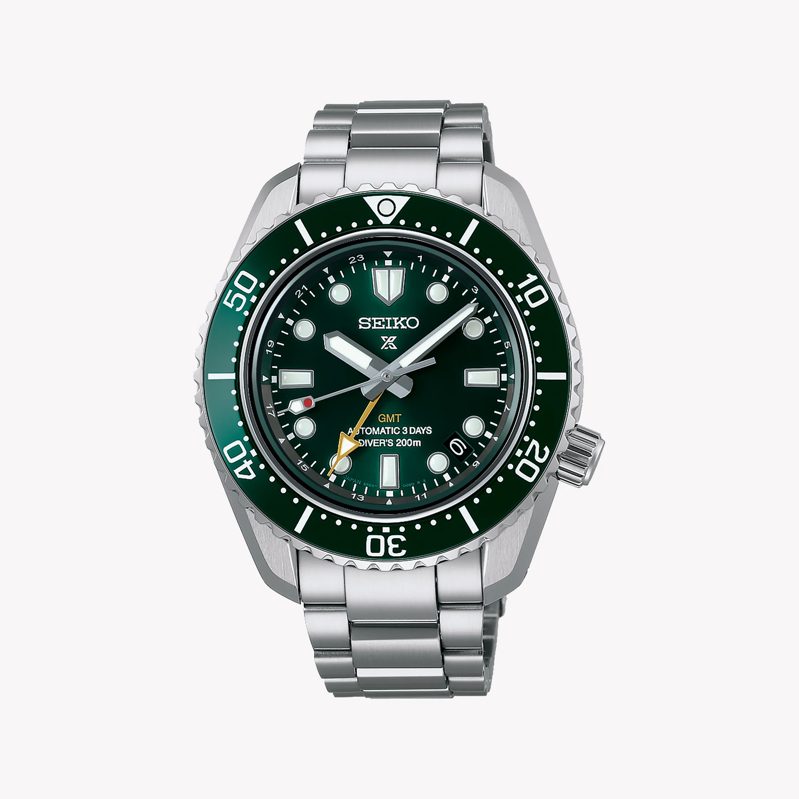 Seiko Prospex Men's Stainless Steel Green Watch, Silver Case | Spb381j1 by i-watch