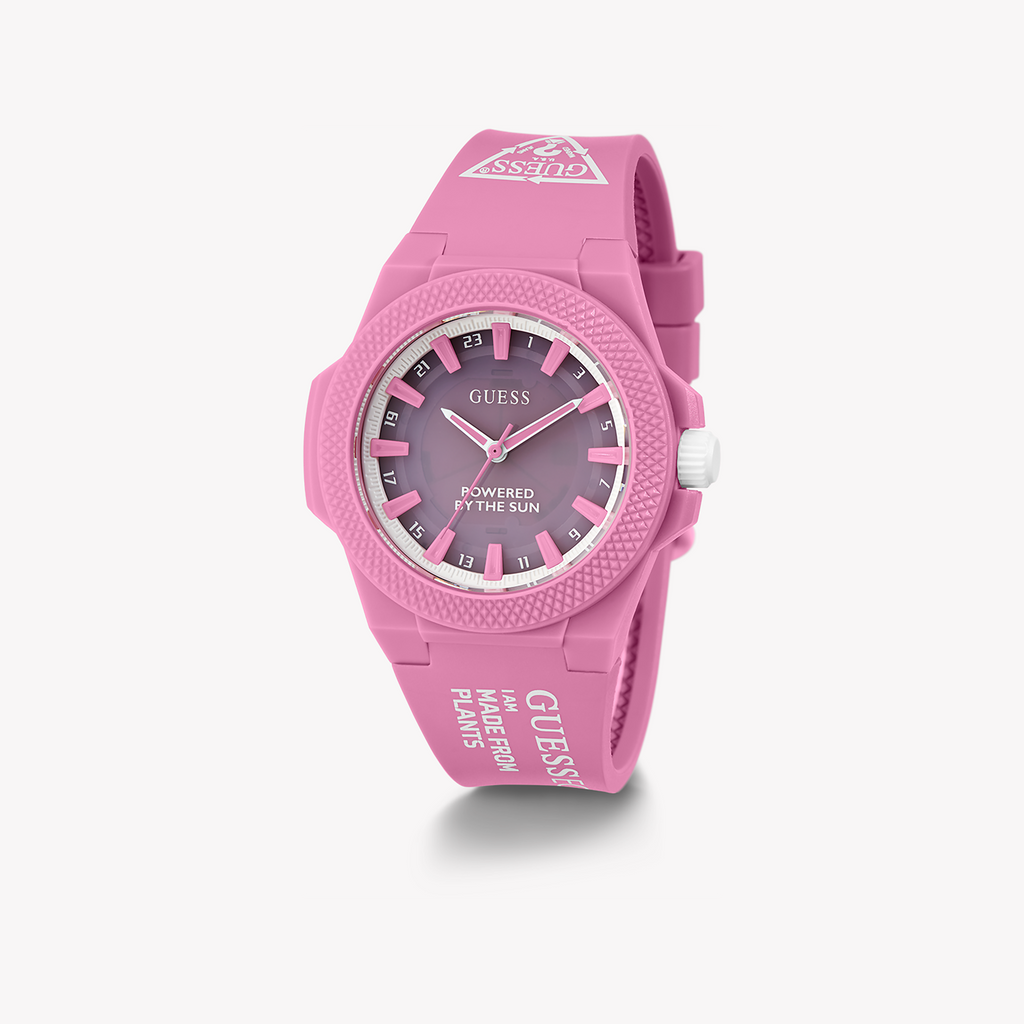 GUESS GW0587L3 - PLAYFUL PINK DREAM - Chic Women's Watch with Vibrant 40mm Case and Comfortable Band-i-Watch-4