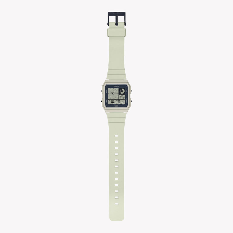 Casio Lf-20w-8adf Modern Classic - Embrace Every Moment Unisex Watch With Sleek White Resin BAnd and Digital Display by i-watch