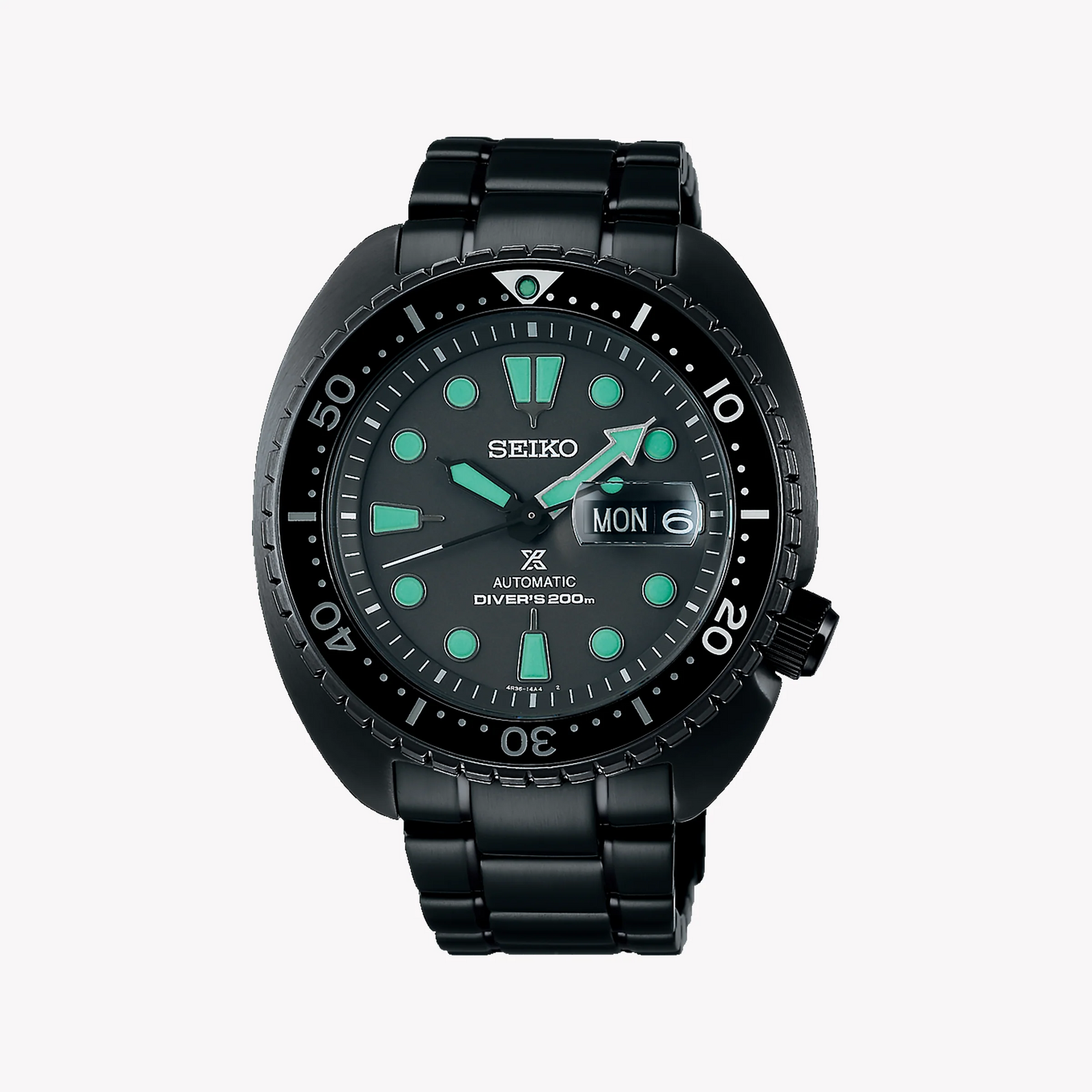 Seiko Prospex Men's Black Stainless Steel Watch, Black Dial | Srpk43k1 by i-watch