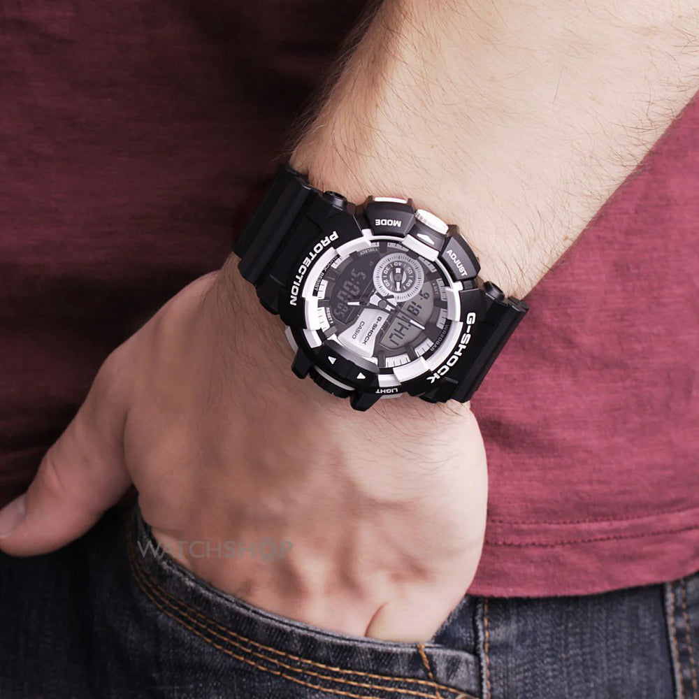 G-Shock Men's Black Resin Watch, Shock Resistant | Ga400-1a by i-watch