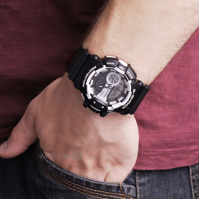 G-Shock Men's Black Resin Watch, Shock Resistant | Ga400-1a by i-watch