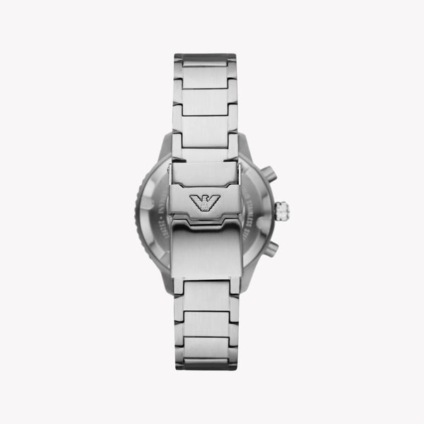 Emporio Armani Men's Silver Watch, Black Dial | Ar11360 by i-watch