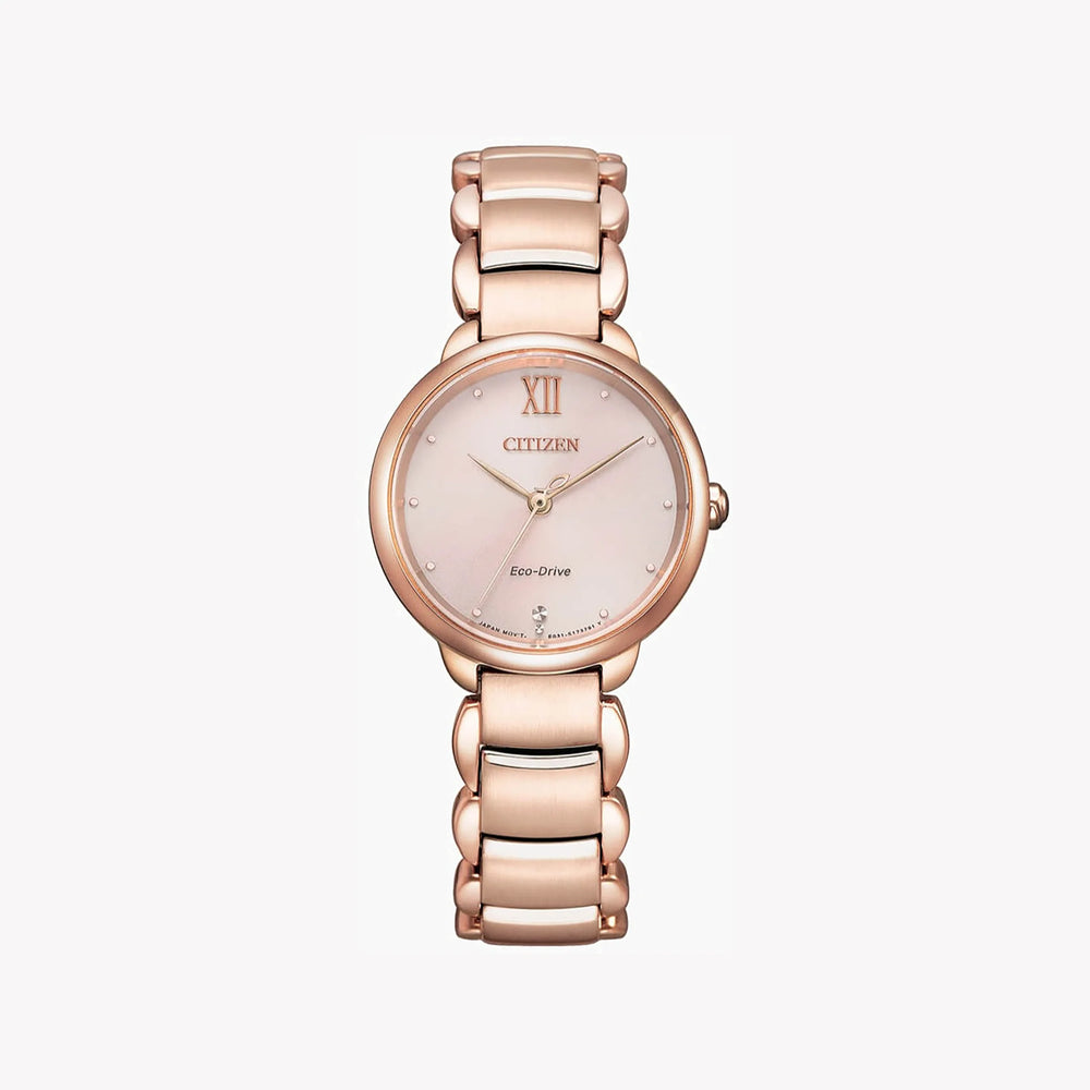 Citizen Women's Rosegold Stainless Steel Watch | Em0922-81x by i-watch