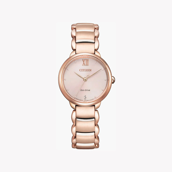 Citizen Women's Rosegold Stainless Steel Watch | Em0922-81x by i-watch