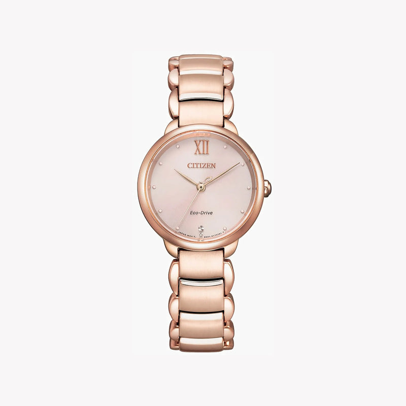 Citizen Women's Rosegold Stainless Steel Watch | Em0922-81x by i-watch